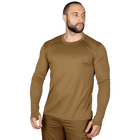 Чоловічий лонгслів тактовний чоловіча футболка з довгим рукавом для силових структур (XL) Койот TR_7103 (XL) - зображення 2