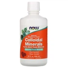 Коллоидные минералы с малиной, Colloidal Minerals, Now Foods, 946 мл., (NOW-01406)