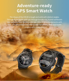 Smartwatch Kumi U5 GPS Czarny (KU-U5/BK) - obraz 8