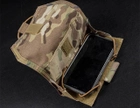 Нагрудний тактичний підсумок-платформа для телефону на систему MOLLE армійське спорядження - зображення 5