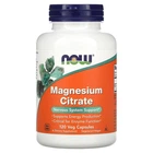 Цитрат магния, Magnesium Citrate, Now Foods, 120 капсул, (NOW-01294)