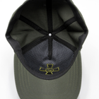 Бейсболка олива з Гербом ЗСУ (ЗСУ), армійська кепка на літо 60 розмір, тактичний бейс чоловічий/жіночий хакі - зображення 3