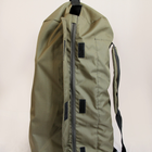 Армійський баул, баул олива/хакі 120л, сумка-баул великий військовий з тканини Oxford, рюкзак армійський тактичний - зображення 4