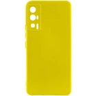 Чехол Silicone Cover Lakshmi Full Camera (A) для Xiaomi Poco F5 Pro Желтый / Flash Без бренда