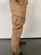 Тактичний костюм з наколінниками та налокітниками (убакс + штани) койот для ЗСУ L - зображення 8