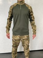 Літній тактичний костюм з убаксом та штанами піксель-хакі CoolMax L - зображення 3