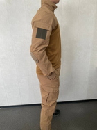 Тактичний костюм з наколінниками та налокітниками (убакс + штани) койот для ЗСУ XXL - зображення 5