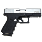 Стартовий пістолет KUZEY GN-19#1 Shiny Chrome Plating/Black Grips - зображення 2