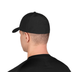 Бейсболка тактична універсальна кепка для спецслужб KOMBAT 5870 Чорний (OPT-6721) - зображення 3
