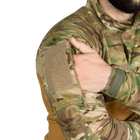 Рубашка тактическая полевая износостойкая летне-весенняя рубашка KOMBAT XXXL Multicam/Койот (OPT-30181) - изображение 7
