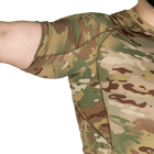 Футболка мужская тактическая полевая повседневная футболка для спецсужб (M) Multicam (OPT-9331) - изображение 6