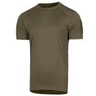 Футболка тактическая мужская летняя повседневная футболка для силовых структур XXXL Олива (OPT-6561)