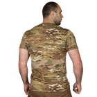 Футболка чоловіча тактична польова повсякденна футболка для спецсужб (S) Multicam (OPT-8341) - зображення 4