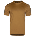 Футболка тактическая мужская летняя повседневная футболка для силовых структур XXL Койот (OPT-4921) - изображение 4