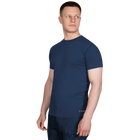 Футболка чоловіча тактична польова повсякденна футболка для спецсужб L Синій (OPT-7181) - зображення 3