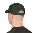 Бейсболка тактическая универсальная кепка для спецслужб CAMOTEC 6609 Олива (OPT-5401) - изображение 3