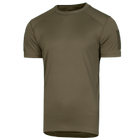 Футболка мужская тактическая полевая повседневная футболка для спецсужб (XXL) Олива (OPT-6561) - изображение 1