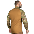 Рубашка боевая тактическая дышащая рубашка для специальных подразделений UBACS XL Multicam/Койот (OPT-27601) - изображение 4