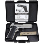 Стартовий пістолет Kuzey 911 SX#1 Matte Chrome Plating/Black Grips - зображення 6