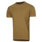 Футболка чоловіча тактична польова повсякденна футболка для спецсужб L Койот (OPT-7181) - зображення 1