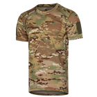 Футболка чоловіча тактична польова повсякденна футболка для спецсужб (XXXL) Multicam (OPT-8341) - зображення 1
