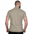 Поло футболка тактична польова повсякденна футболка для силових структур XL Бежевий (OPT-7981) - зображення 4