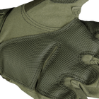 Перчатки тактические полевые универсальные рукавицы для охотников и силовых структур L Олива (OPT-5151) - изображение 4