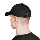 Бейсболка тактическая универсальная кепка для спецслужб CAMOTEC 5844 Черный (OPT-5401) - изображение 3