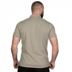Поло тактическое мужское повседневная дышащая футболка для силовых структур KOMBAT XS Бежевый (OPT-7981) - изображение 4