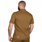 Поло футболка тактична польова повсякденна футболка для силових структур S Койот (OPT-7681) - зображення 4