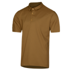 Поло футболка тактическая полевая повседневная футболка для силовых структур XXL Койот (OPT-7681) - изображение 1