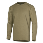 Лонгслів тактичний універсальний повсякденна футболка для занять спортом Хакі L (OPT-32641) - зображення 1