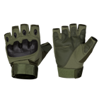 Перчатки тактические полевые универсальные рукавицы для охотников и силовых структур XL Олива (OPT-5151) - изображение 1