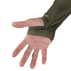 Чоловічий лонгслів тактова чоловіча футболка з довгим рукавом для силових структур M Оліва (OPT-11151) - зображення 6