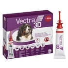 Краплі на холку Ceva VECTRA 3D (Вектра 3D) від зовнішніх паразитів для собак вагою від 40 до 65 кг – 3 піпетки