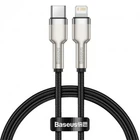 Кабель Baseus Cafule Metal Type-C to Lightning PD 20W (0.25m) Black (CATLJK-01)