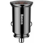 Автомобільний зарядний пристрій Baseus Circular Plastic A+C 30W Black (CCALL-YS01)
