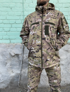 Куртка тактическая военная форма ЗСУ демисезонная Софт Шелл Мультикам 52-54 (194320) - изображение 1