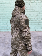 Піксельна Куртка військова тактична демісезонна Софт Шелл Піксель військова форма ЗСУ 52-54 (194319) - зображення 6