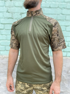Тактична футболка військова з коротким рукавом убакс камуфляжний одяг для чоловіків 46 (193830) - зображення 1