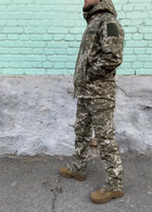 Военный пиксельный костюм тактический камуфляжная форма для ВСУ софтшел демисезон пиксель 52-54 (194317) - изображение 6