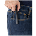 Штани тактичні джинсові 5.11 Tactical Defender-Flex Slim Jeans Stone Wash Indigo W33/L36 (74465-648) - зображення 13