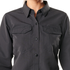 Рубашка тактическая женская 5.11 Tactical Women's Fast-Tac Long Sleeve Shirt Charcoal S (62388-018) - изображение 3