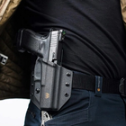 Кобура ATA-GEAR Hit Factor v.1 Glock 19/23/19X/45 (шульга) Black (HF1GL19L-BK) - зображення 3