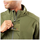 Куртка тактична для штормової погоди 5.11 Tactical SIERRA SOFTSHELL Moss 2XL (78005-191) - изображение 3
