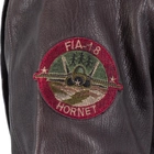 Куртка льотна шкіряна Sturm Mil-Tec Flight Jacket Top Gun Leather with Fur Collar Brown 3XL (10470009) - изображение 6