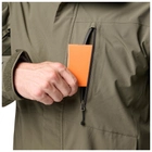 Куртка штормова 5.11 Tactical Force Rain Shell Jacket RANGER GREEN S (48362-186) - зображення 5