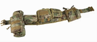 Разгрузочный тактический пояс war belt РПС YAKEDA 6026-3 с креплением MOLLE с подсумками мультикам - изображение 3
