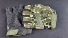 Перчатки беспалые тактические YS-J-053 рамер Л (обхват 23,5-24,5 см) Камуфляж - изображение 3
