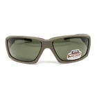 Захисні окуляри Venture Gear Tactical OverWatch Green (forest grey) Anti-Fog, чорно-зелені в зеленій оправі - зображення 1